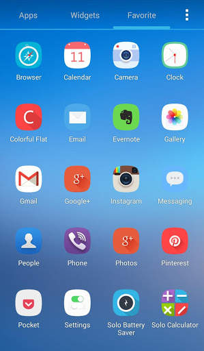 Flat Solo Launcher Theme screenshot 6