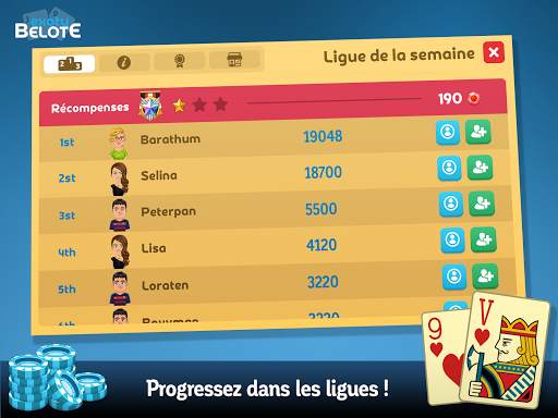 Exoty Belote: 100 000 joueurs en ligne chaque jour screenshot 11