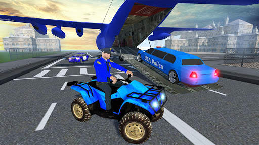 US Police ATV Quad: Transporter Game screenshot 2