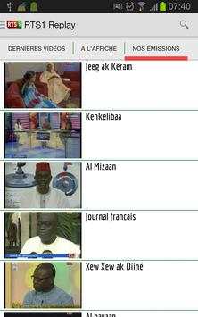 RTS1 Senegal Replay screenshot 4