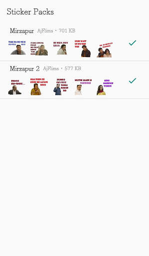 Mirzapur : Stickers for WhatsApp screenshot 1