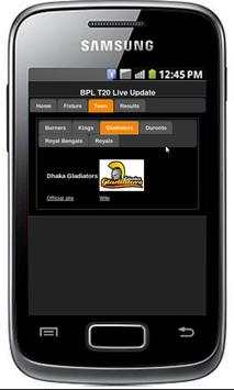 BPL T20 Cricket Live Update screenshot 2