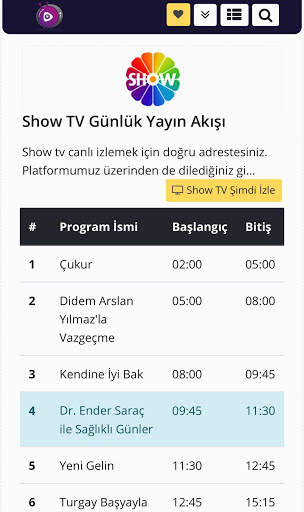 Ücretsiz Canlı TV - Kumanda tv izle screenshot 7