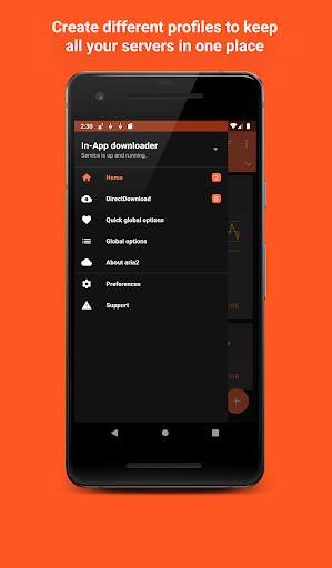 Aria2App (open source) screenshot 1
