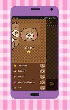 Tema beruang imut screenshot 2