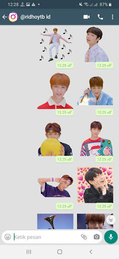 Stiker WA Tomorrow X Together KPOP WAStickerApps screenshot 5