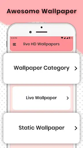 Live wallpaper - HD wallpaper screenshot 1