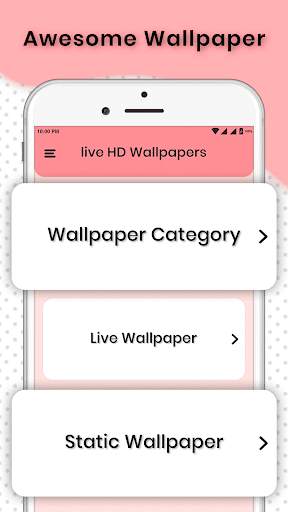 Live wallpaper - HD wallpaper screenshot 1