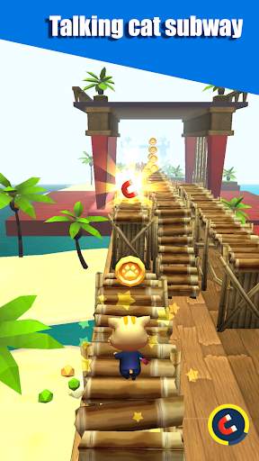 Cat Run - My Tom Subway Surf & Cat Talking screenshot 5
