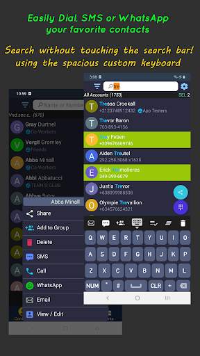 Thumb Contacts: Contacts Manager & Call Blocker screenshot 1