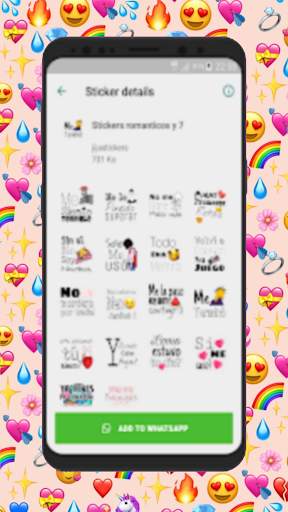 Stickers romanticos y frases de amor para WhatsApp screenshot 15