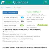 CSCS Test 2021 Practice