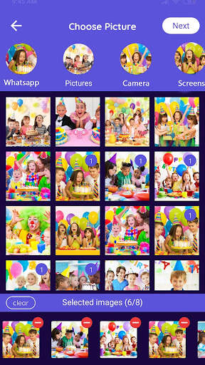 Birthday Video Maker with Song screenshot 3