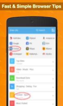 New UC Browser 2017 Fast Browser Tips screenshot 4