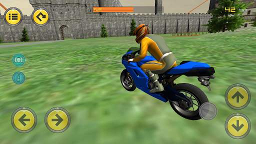 Motorbike Medieval Drive 3D screenshot 9