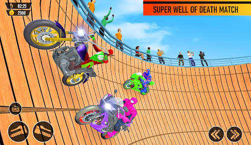 Superhero Mega Ramp Bike Stunt screenshot 16