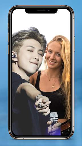 Selfie Photo with Rap Monster – BTS Wallpapers 4 تصوير الشاشة