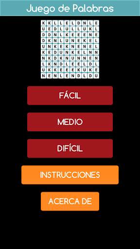 Sopa de letras gratis screenshot 1