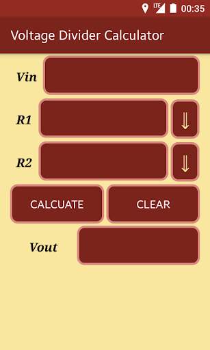 Voltage Divider Calculator screenshot 2
