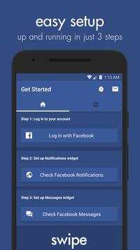 Swipe Widget for Facebook BETA screenshot 3