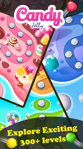Candy jelly sweet crush screenshot 1