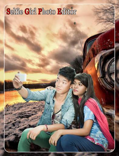 Selfie Girls Photo Editor screenshot 4