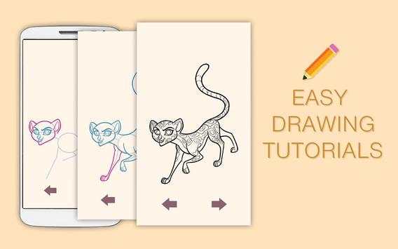 Draw Drawings Jungle Guard for Animal King screenshot 2