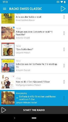 Radio Swiss Classic 1 تصوير الشاشة