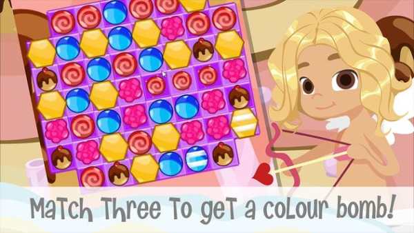 Valentine Candy Garden Match 3 screenshot 3