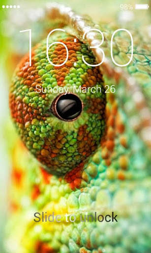 Chameleon Lock Screen screenshot 3