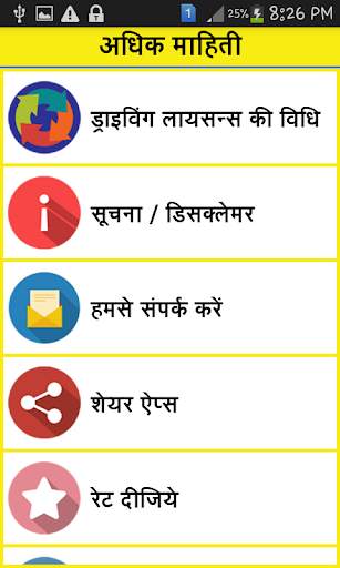 RTO Exam in Hindi скриншот 6