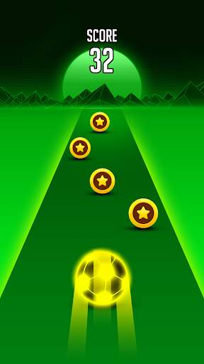 Neon Color Ball Road Run screenshot 4