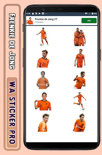 Frenkie de Jong - WA Sticker screenshot 7
