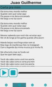 Joao Guilherme musica letras screenshot 2