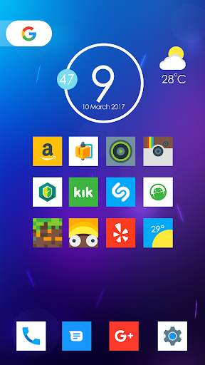 Oreo Square - Icon pack 7 تصوير الشاشة