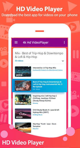HD Video Player - All format video player HD screenshot 1