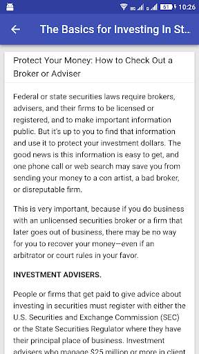 THE BASICS FOR INVESTING IN STOCKS screenshot 7