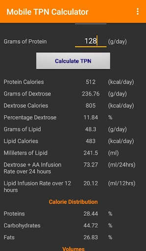 Mobile TPN Calculator screenshot 3