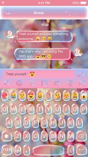 Dewdrop Emoji Keyboard Theme स्क्रीनशॉट 3