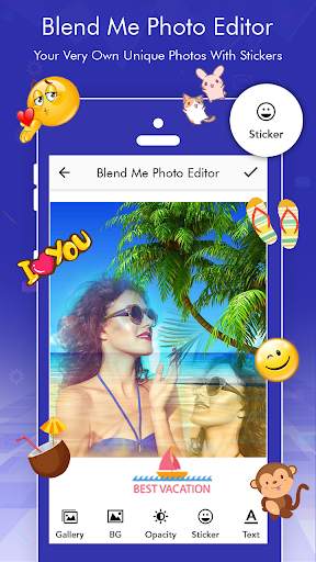 Blend Me Photo Editor 4 تصوير الشاشة