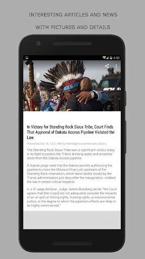 Native Americans News screenshot 2