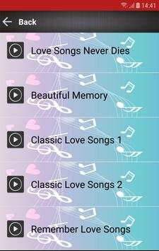 Classic Love Songs MP3 3 تصوير الشاشة