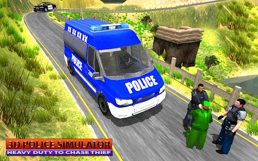 Police Van Driving - Police Bus Simulator 2021 screenshot 3