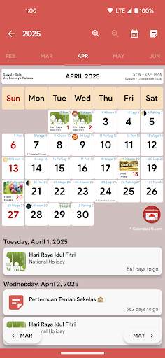 Indonesia Calendar 2024 screenshot 1