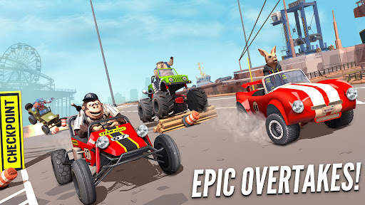 City Animal Car Driving Game screenshot 1