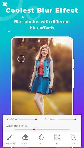 Photo editor: Background blur screenshot 6