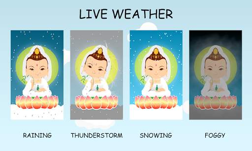 GuanYin Goddess Bobblehead Live Wallpaper screenshot 5