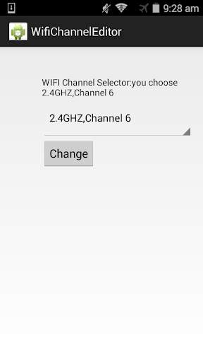 WiFi Direct Channel Changing screenshot 1