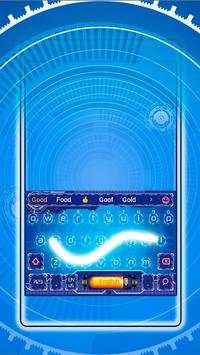 blue digital future keyboard power time machine स्क्रीनशॉट 3