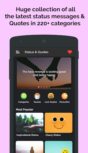 All Status Messages & Quotes screenshot 1